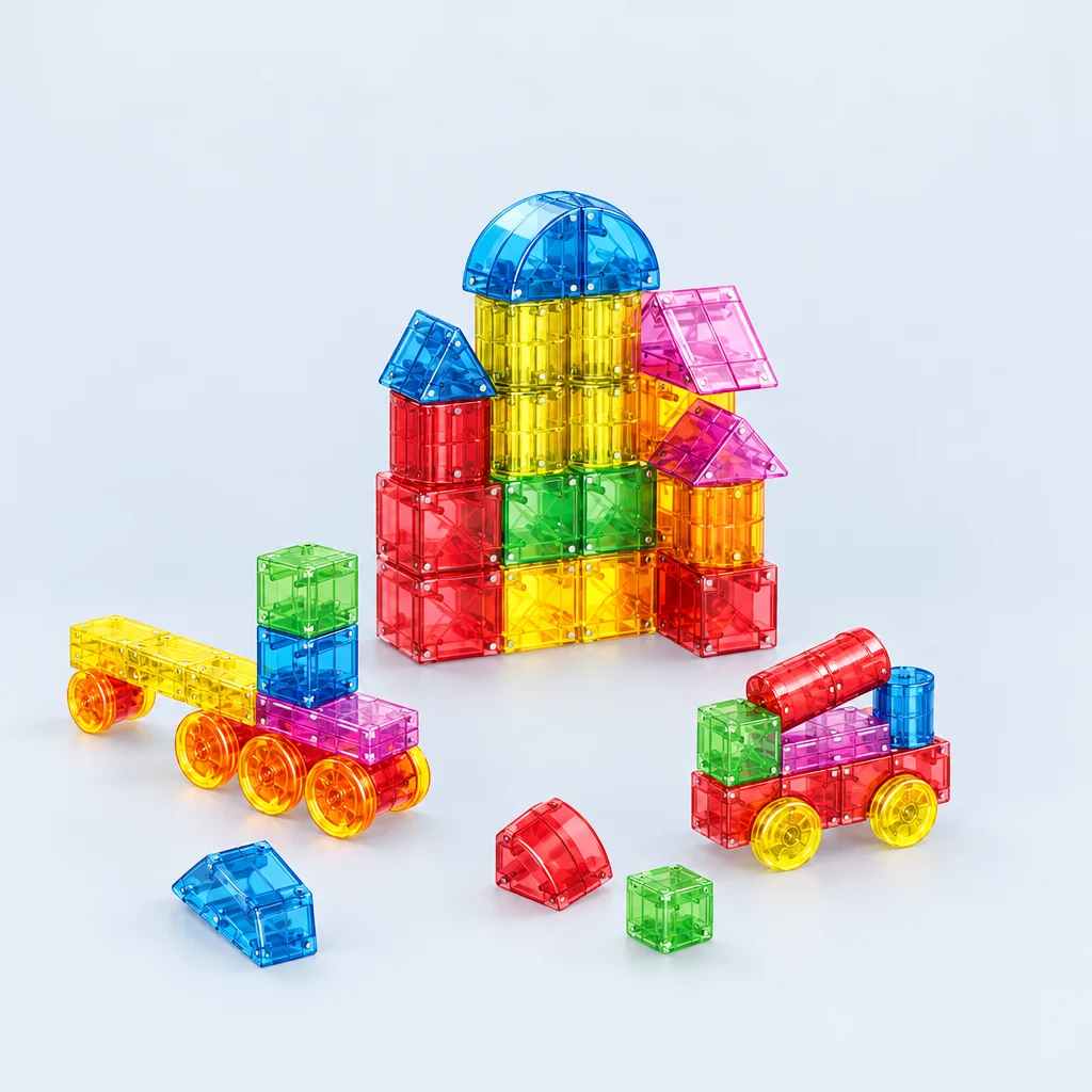 Magnetic Cube Block 98pcs